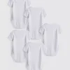 0–36 månader | 5-pack kortärmade bodys