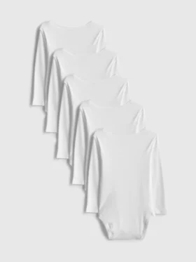 0–36 månader | 5-pack långärmade bodys