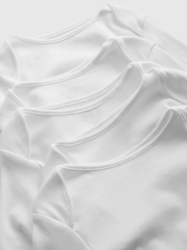 0–36 månader | 5-pack långärmade bodys