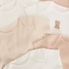 0–36 månader | 7-pack kortärmade bodys