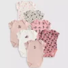 0–36 månader | 7-pack kortärmade bodys med Disneys Minnie Mouse-motiv