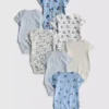 0–36 månader | 7-pack kortärmade bodys med Disneys Musse Pigg
