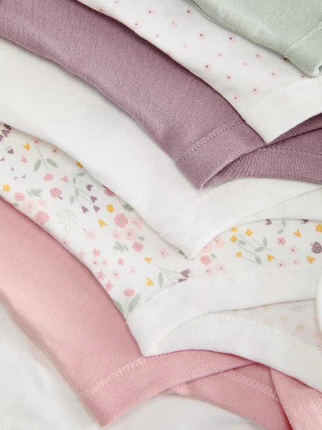 0–36 månader | 7-pack långärmade bodys