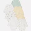0–36 månader | 7-pack långärmade bodys från Disney med Dumbo-motiv