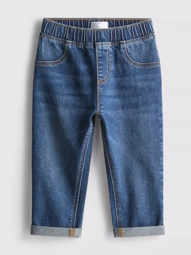 0–36 månader | Jeans med upprullade benslut