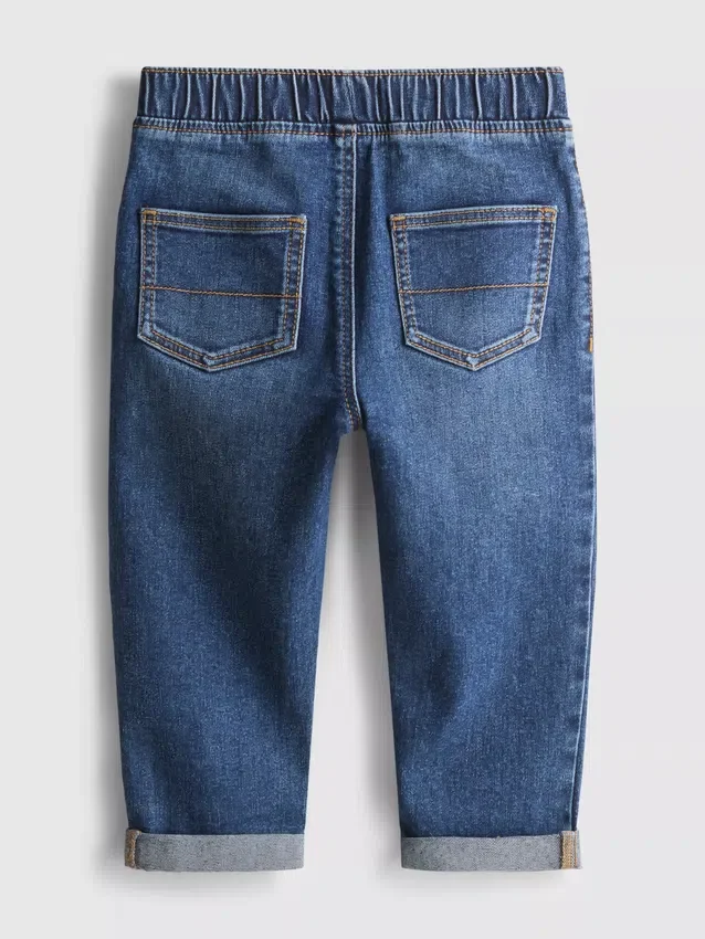 0–36 månader | Jeans med upprullade benslut