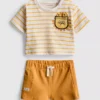 0–36 månader | Set med boxig T-shirt och shorts