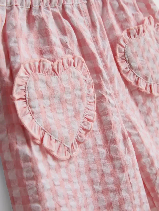 0–36 månader | Set med T-shirt och byxor med hjärtficka
