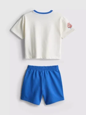 0–36 månader | Set med T-shirt och shorts med basketmotiv