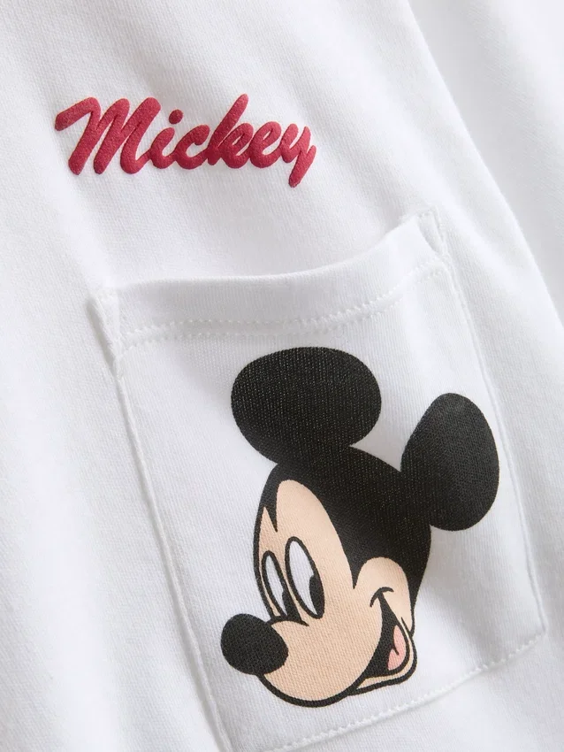 0–36 månader | T-shirt- och leggingsset med Disneys Musse Pigg och vänner