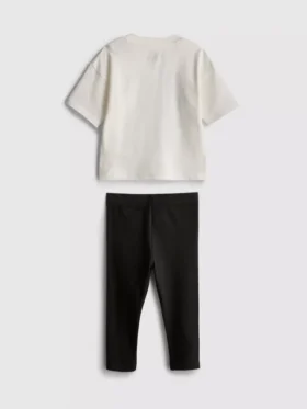 0–36 månader | T-shirt- och leggingsset med Jurassic World-motiv