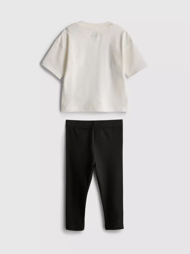 0–36 månader | T-shirt- och leggingsset med Jurassic World-motiv