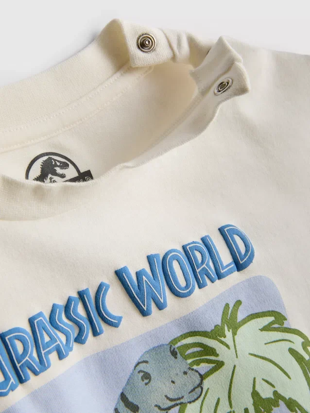 0–36 månader | T-shirt- och leggingsset med Jurassic World-motiv