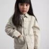 1,5–12 år | The Edit bomullsdenimjacka med smala ränder