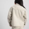1,5–12 år | The Edit bomullsdenimjacka med smala ränder