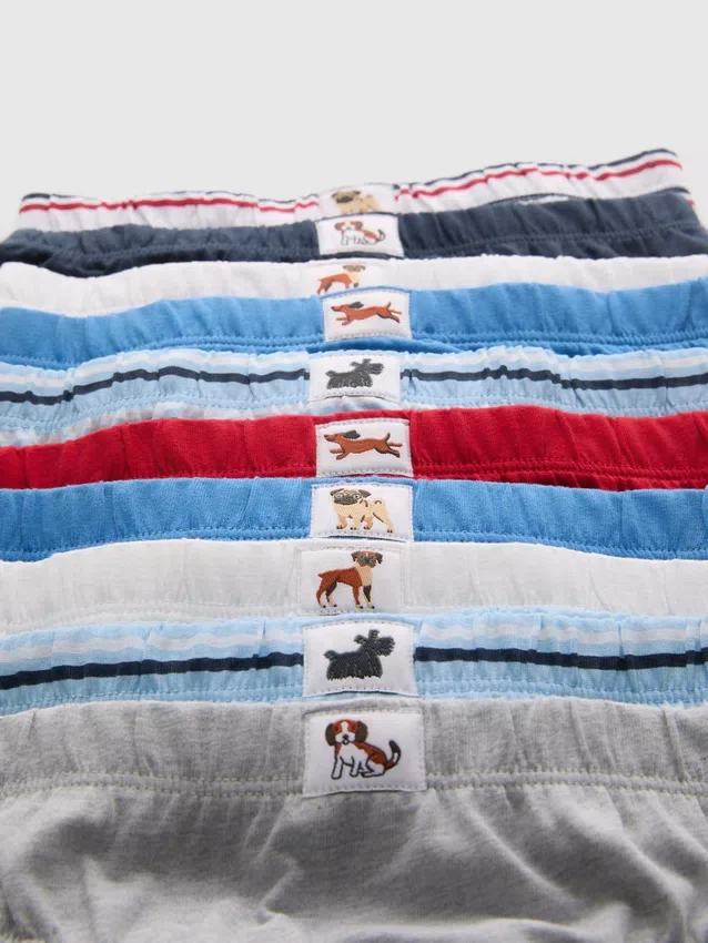 1,5–14 år | 10-pack trosor med hundmotiv