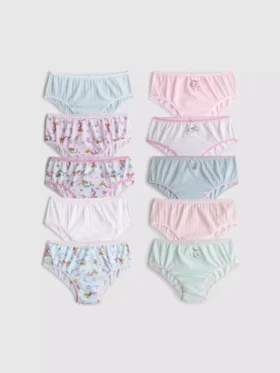 1,5–14 år | 10-pack trosor med sjöjungfrumotiv