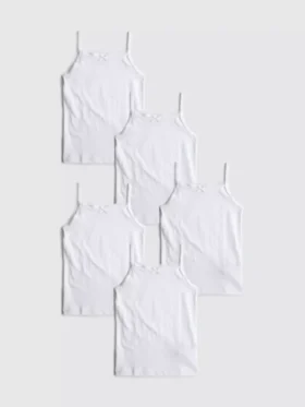 1,5–15 år | 5-pack cami-toppar
