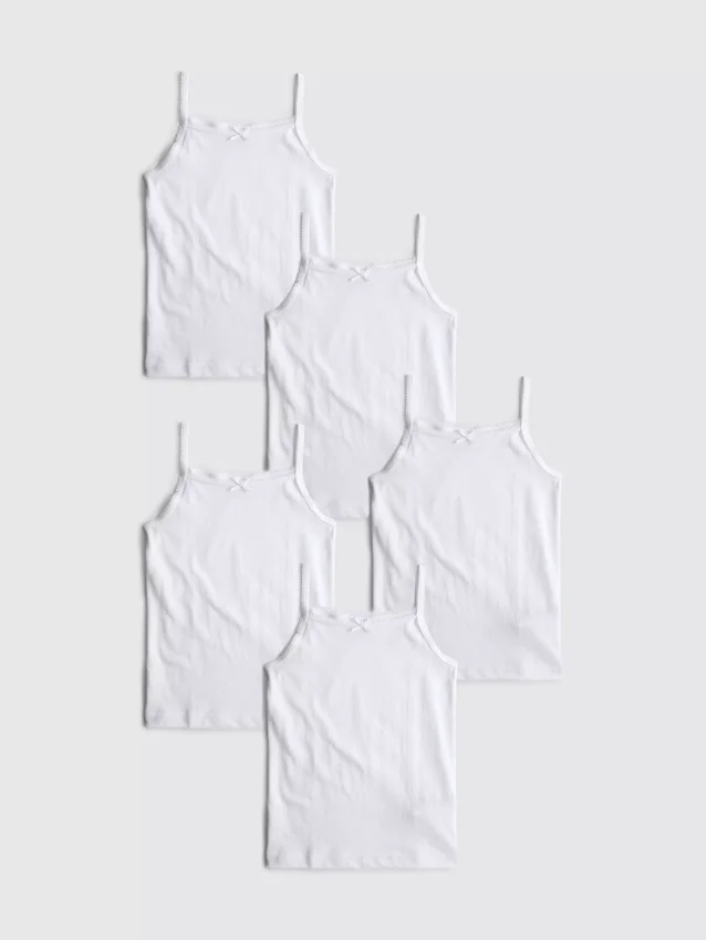 1,5–15 år | 5-pack cami-toppar