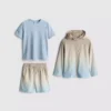 1,5–7 år | 3-delat set med T-shirt, Shorts och hoodie