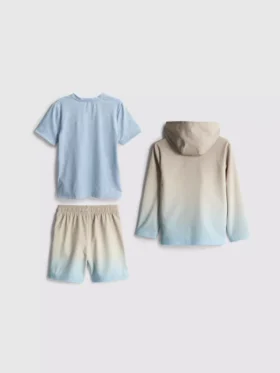 1,5–7 år | 3-delat set med T-shirt, Shorts och hoodie