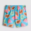 1,5–7 år | badshorts med fruktmönster