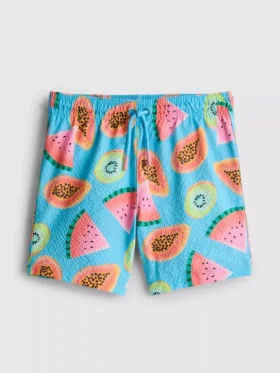 1,5–7 år | badshorts med fruktmönster