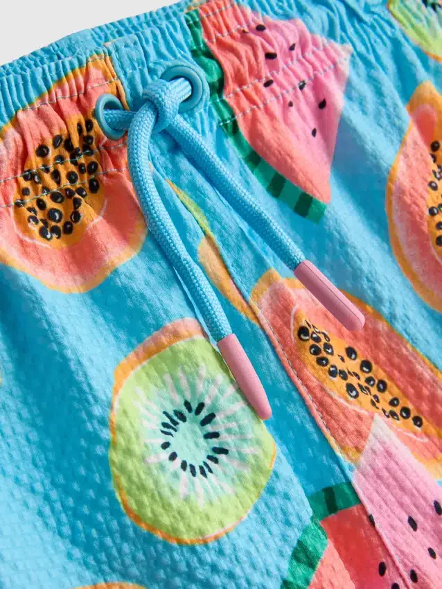 1,5–7 år | badshorts med fruktmönster
