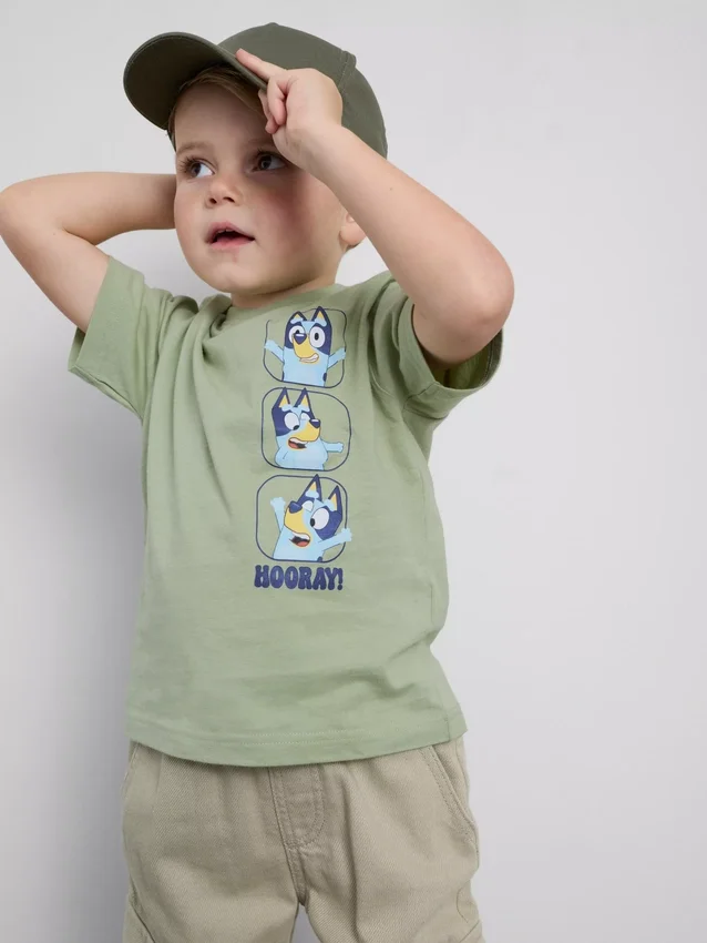 1,5–7 år | blå T-shirt