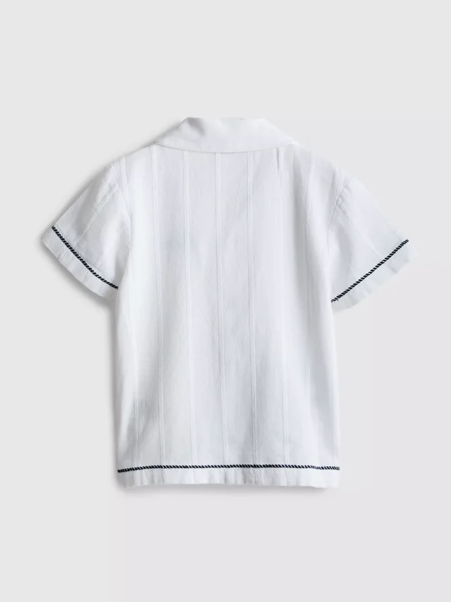 1,5–7 år | T-shirt med broderad fisk