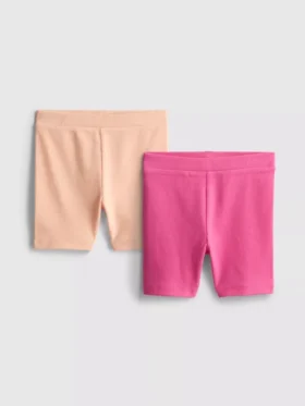 1,5–8 år | 2-pack ribbade cykelshorts