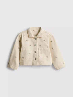 1,5–8 år | blomsterbroderad denimjacka