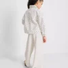 1,5–8 år | Denimjacka med prickar