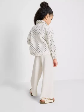 1,5–8 år | Denimjacka med prickar