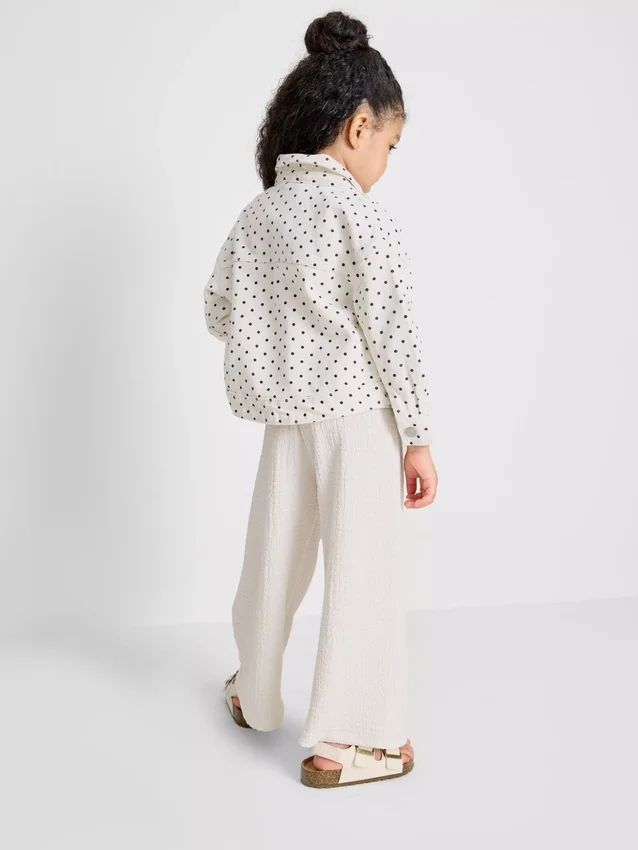 1,5–8 år | Denimjacka med prickar