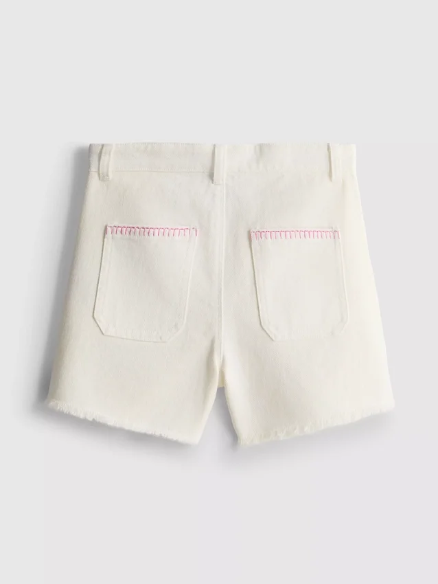1,5–8 år | Disneys Stitch-denimshorts i kontrastfärger