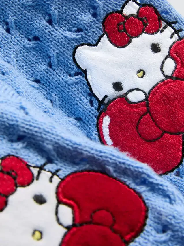 1,5–8 år | Hello Kitty-kortärmad kofta med krage