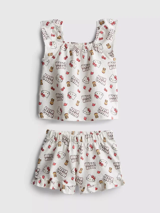1,5–8 år | Hello Kitty-set med blus och Shorts