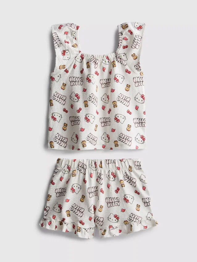 1,5–8 år | Hello Kitty-set med blus och Shorts