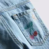 1,5–8 år | Jeans med fruktbroderier