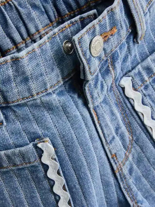 1,5–8 år | randiga ric rac-Jeans