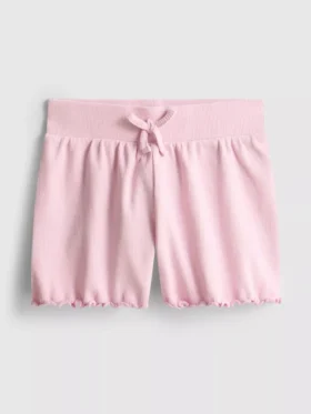 1,5–8 år | Ribbade shorts med lettuce-kant