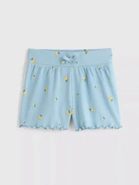 1,5–8 år | Ribbade shorts med lettuce-kant