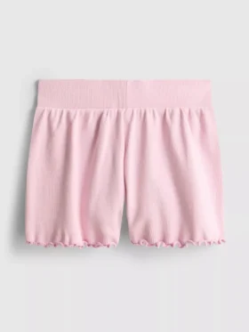 1,5–8 år | Ribbade shorts med lettuce-kant