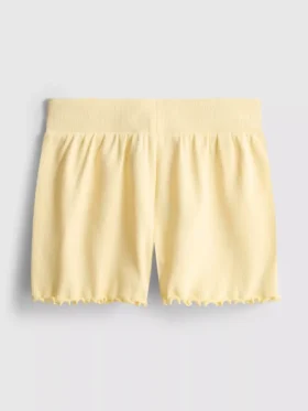 1,5–8 år | Ribbade shorts med lettuce-kant