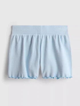 1,5–8 år | Ribbade shorts med lettuce-kant