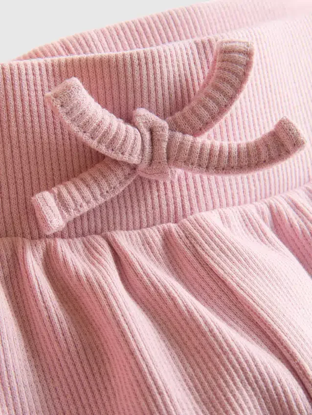 1,5–8 år | Ribbade shorts med lettuce-kant