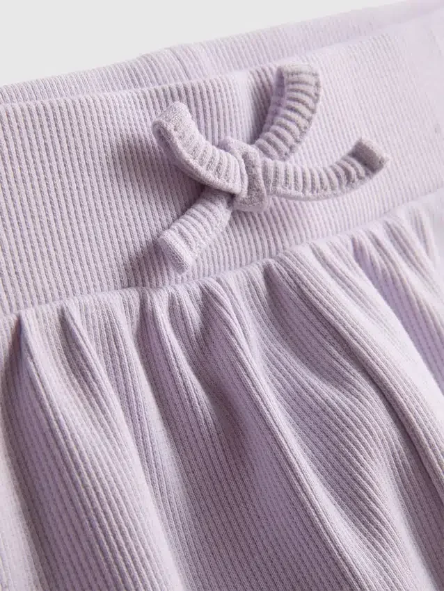 1,5–8 år | Ribbade shorts med lettuce-kant