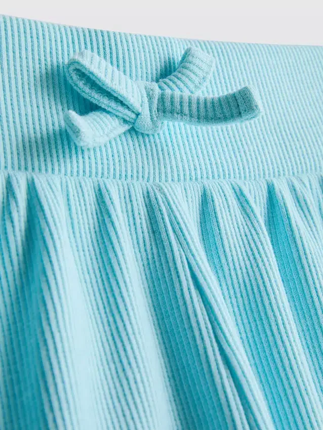 1,5–8 år | Ribbade shorts med lettuce-kant