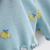 1,5–8 år | Ribbade shorts med lettuce-kant